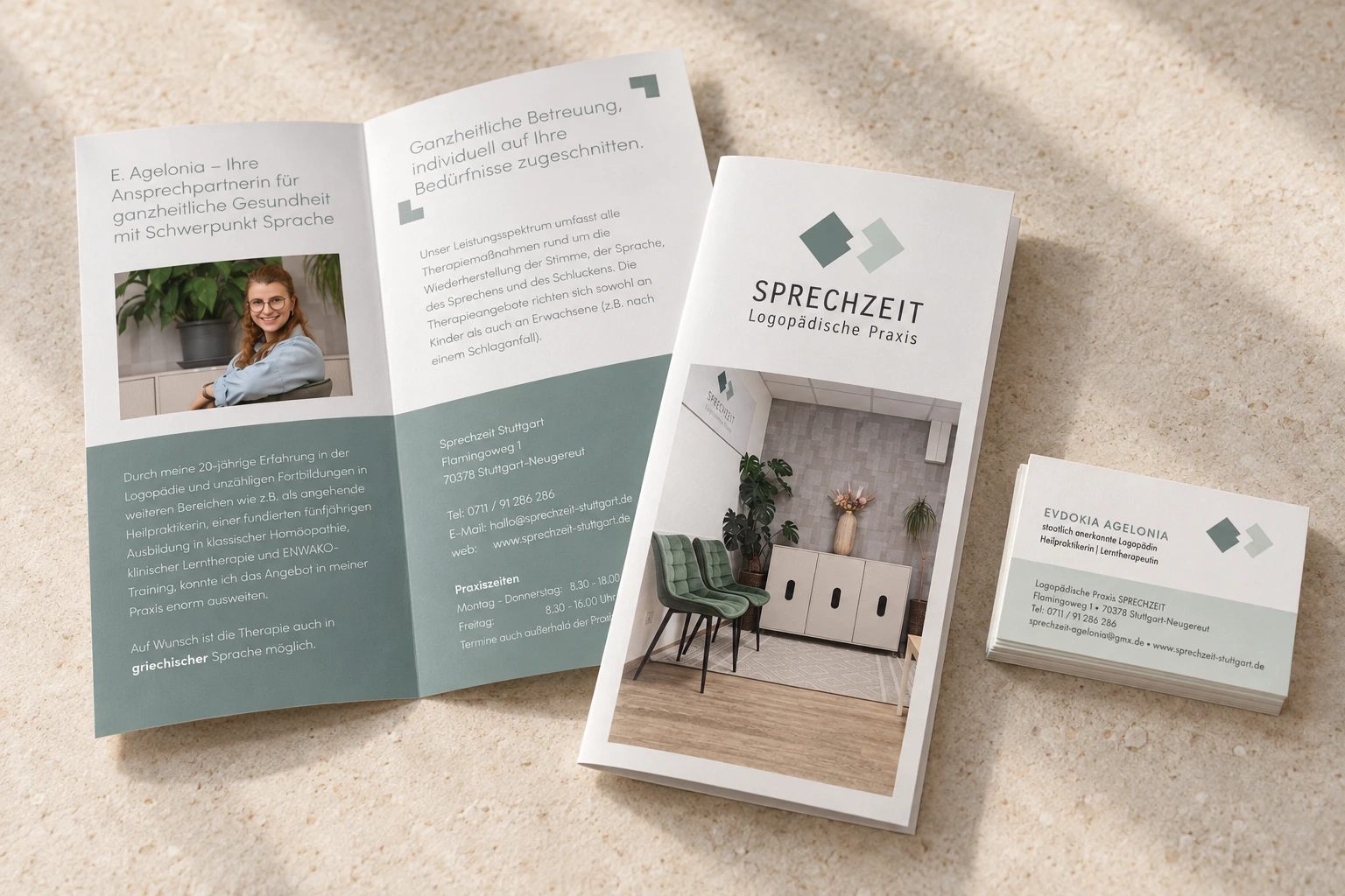 Sprechzeit – Mockup